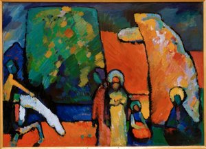 Improvisation 2 (Funeral March) by Wassily Kandinsky